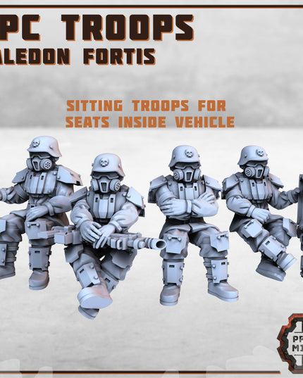 Kaledon Fortis APC Troops x7