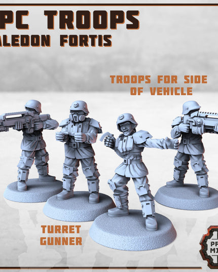 Kaledon Fortis APC Troops x7