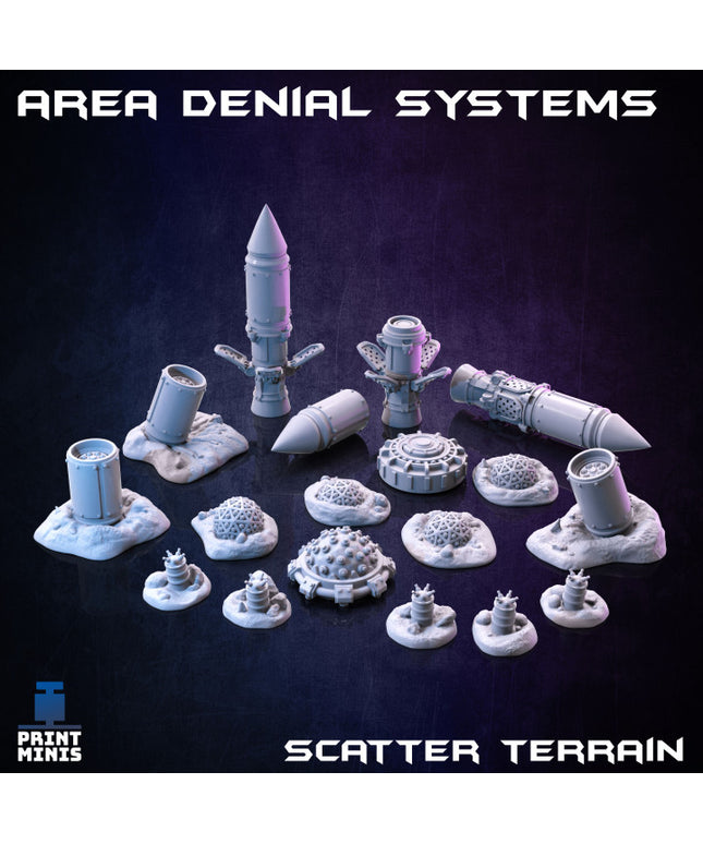 Area Denial Systems Scatter x19
