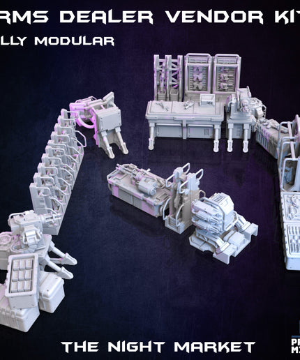 The Arms Dealer Store - Terrain Kit - Night Market Collection