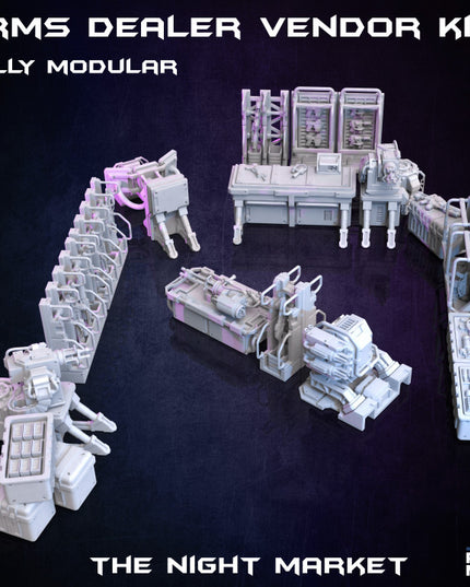 The Arms Dealer Store - Terrain Kit - Night Market Collection