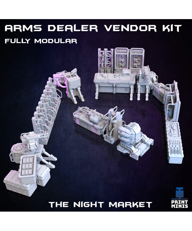 The Arms Dealer Store - Terrain Kit - Night Market Collection