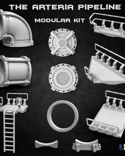 Modular Arteria Pipeline & Oil Mining Machines - The Iron Guard Collection