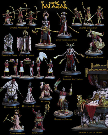 The Court of Balazar: Miniatures Collection