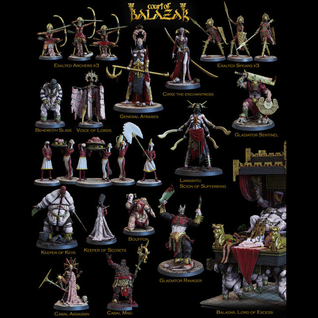 The Court of Balazar: Miniatures Collection