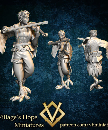 Half bird bard / Harpy bard