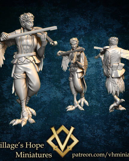 Half bird bard / Harpy bard