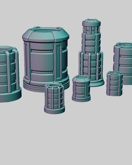 Crates and barrels- Sci Fi