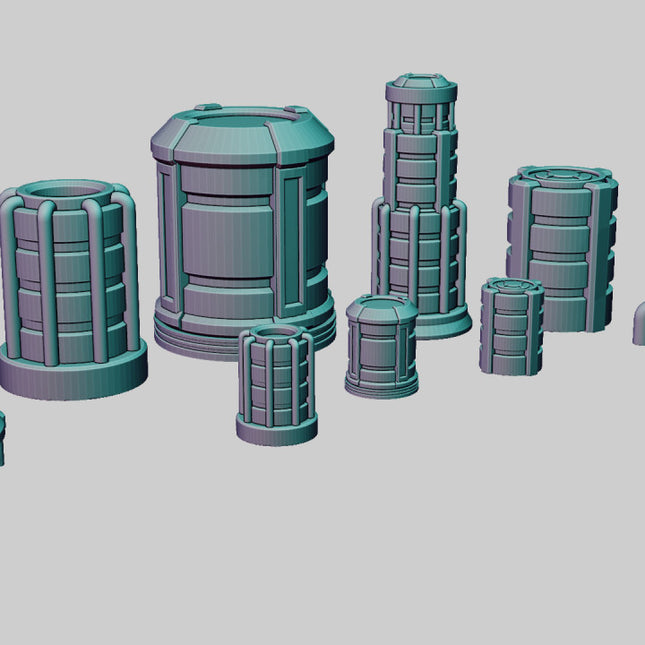 Crates and barrels- Sci Fi