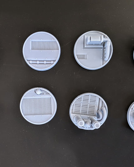 Dieselpunk Scenic Bases - 19 miniatures - The Iron Guard Collection