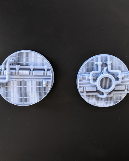 Dieselpunk Scenic Bases - 19 miniatures - The Iron Guard Collection