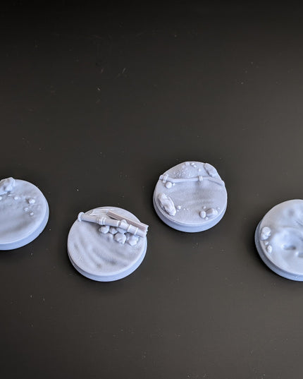 Junk Mining Planet Bases - 20 miniatures - Space Pirates Collection