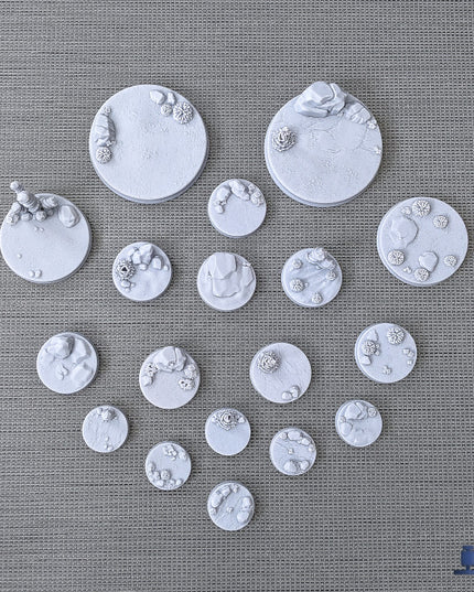 Alien Desert Scenic Bases - 18 miniatures - Dimozian Sands Collection
