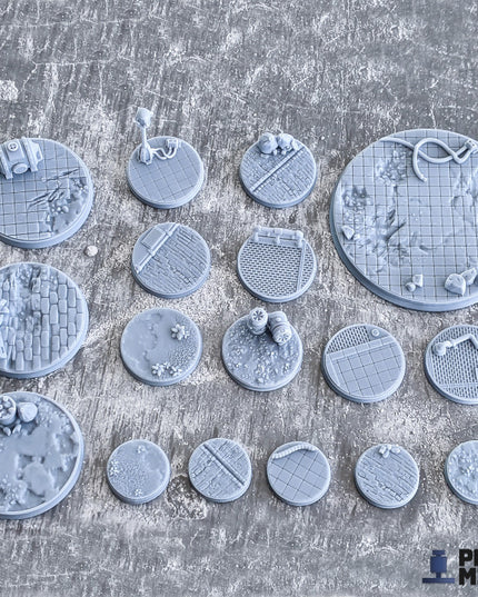 Kovac Station Urban Bases - 17 miniatures - Automata Collection