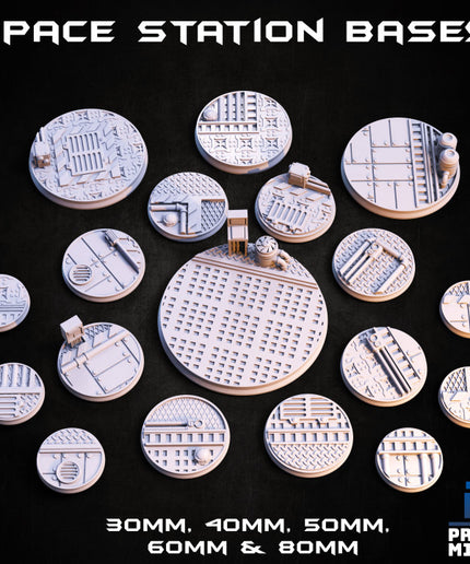 Space Station Bases x18 - In Orbit Collection 3D File Logo