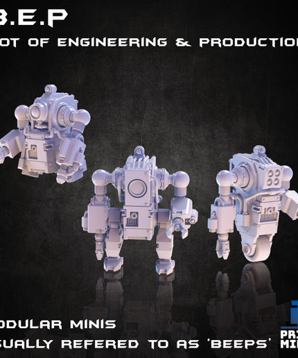 Small Maintenance Robots (modular) - 'Beeps' - In Orbit Collection