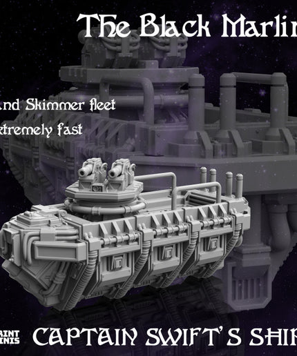 The Black Marlin - Pirate Skiff - Space Pirates Collection