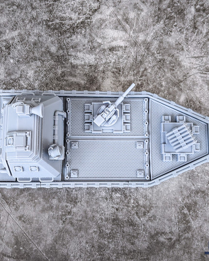 Wolfrum Class Combat Ship & Cargo Vessel (Modular) - Ironside Docks Collection
