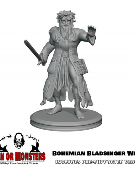 Bohemian Bladesinger Wizard - 1 Figure