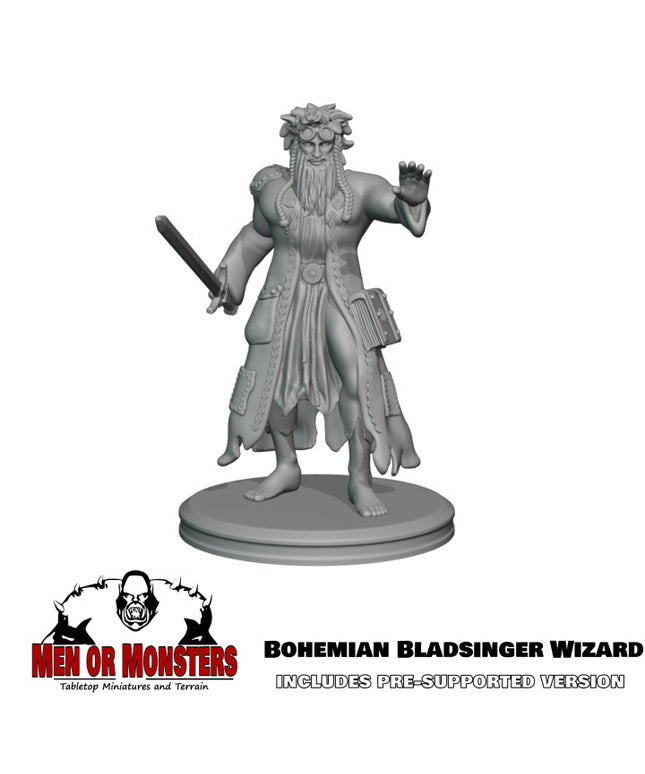 Bohemian Bladesinger Wizard - 1 Figure
