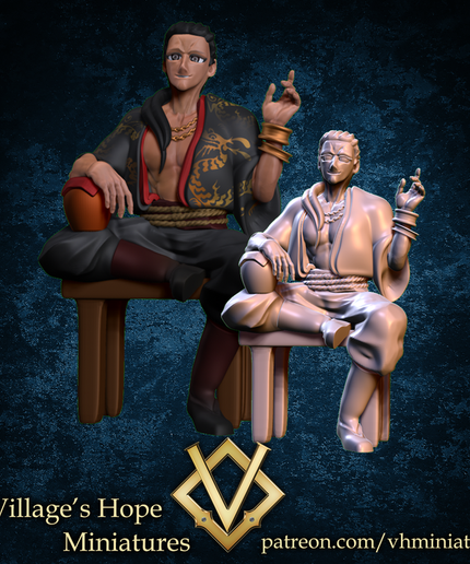 Wuxia Chinese style Street gang boss