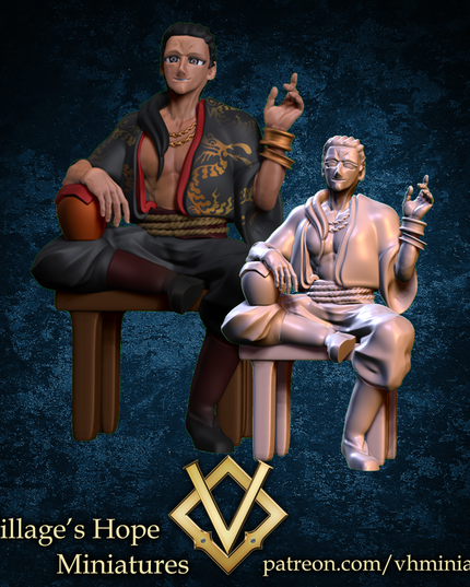 Wuxia Chinese style Street gang boss