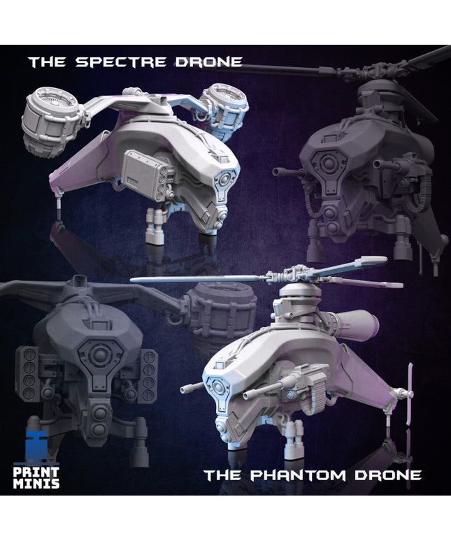 Police Drones - Hover & Blades - Raid in Zadorn Collection