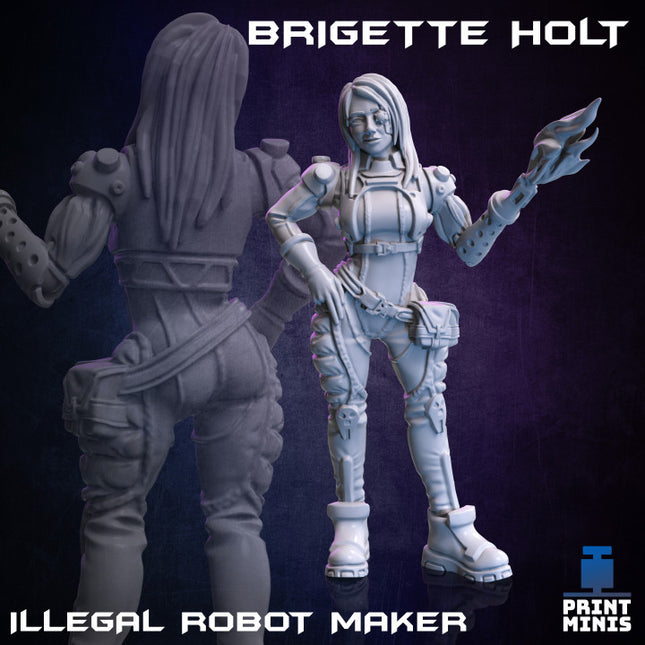 Brigette Holt x2 - Robot Maker - Raid in Zadorn Collection