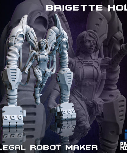 Brigette Holt x2 - Robot Maker - Raid in Zadorn Collection