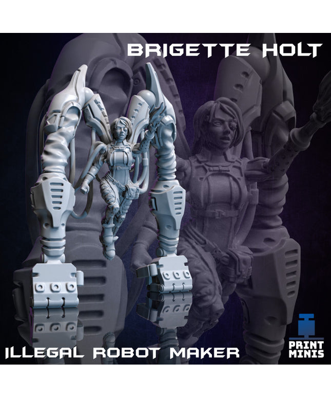 Brigette Holt x2 - Robot Maker - Raid in Zadorn Collection