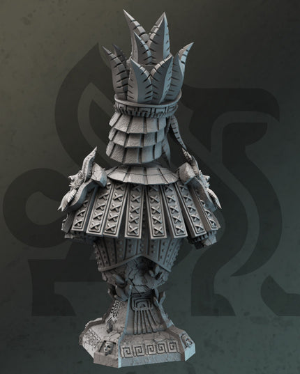 BUST - Earth Genasi Geomancer - Ruby Silt