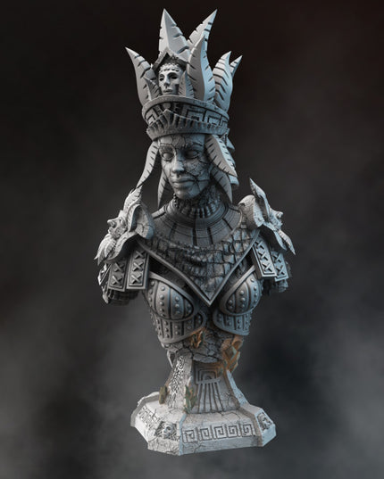 BUST - Earth Genasi Geomancer - Ruby Silt