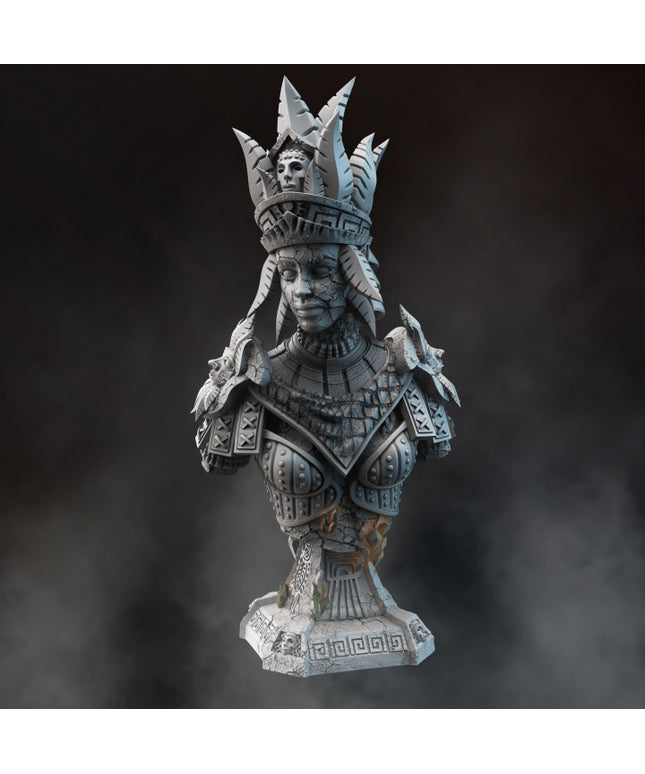 BUST - Earth Genasi Geomancer - Ruby Silt