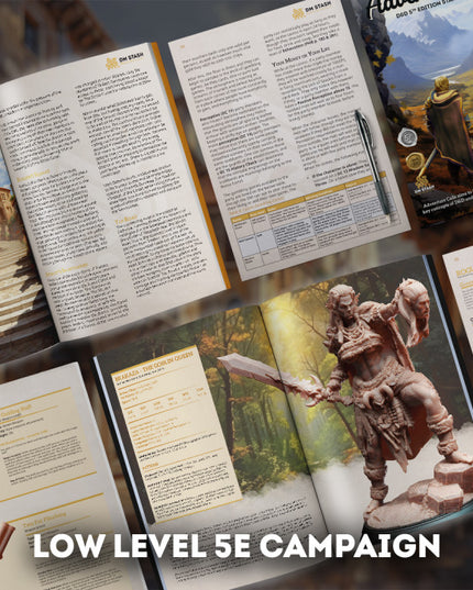 DM Stash Jan '24 5E Campaign - Lifting the Veil Pt I: Adventure Calls