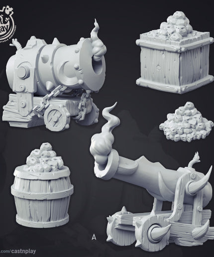 Pirate Ship Cannons