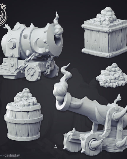 Pirate Ship Cannons