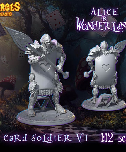 Alice in Wonderland 1/12 Scale / Ace of hearts soldier 1