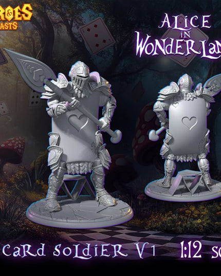 Alice in Wonderland 1/12 Scale / Ace of hearts soldier 1