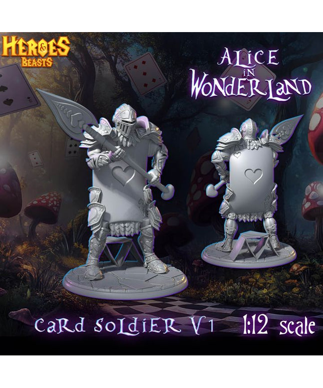 Alice in Wonderland 1/12 Scale / Ace of hearts soldier 1