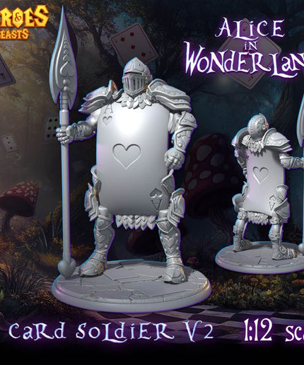 Alice in Wonderland 1/12 Scale / Ace of hearts soldier V2