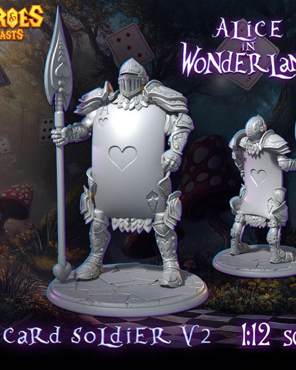 Alice in Wonderland 1/12 Scale / Ace of hearts soldier V2