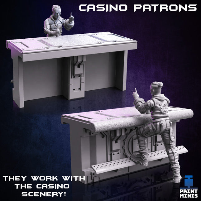 Casino Patrons (modular NPCs) - The Broken Chip Collection