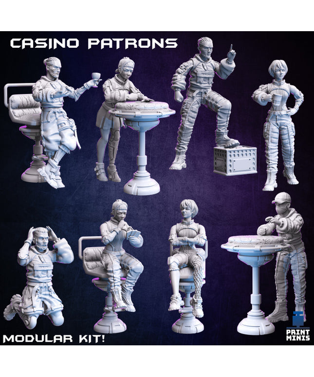 Casino Patrons (modular NPCs) - The Broken Chip Collection