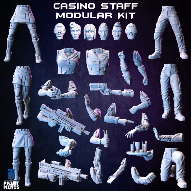 Casino and Bar Staff (modular) - Broken Chip Collection