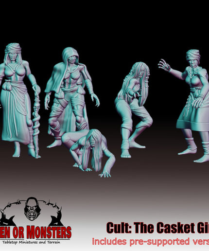 Cult - Casket Girls - 5 Figures
