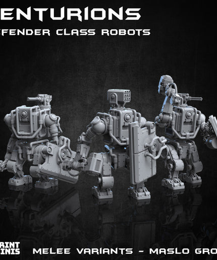 The Centurions x3 - Melee Robots - Doomsday Collection
