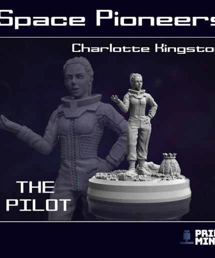 Charlotte Kingston Character - Space Pilot - Space Pioneers Collection