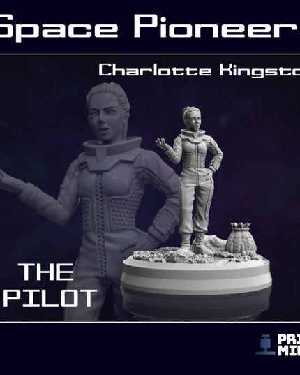 Charlotte Kingston Character - Space Pilot - Space Pioneers Collection