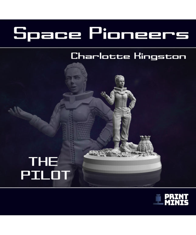 Charlotte Kingston Character - Space Pilot - Space Pioneers Collection
