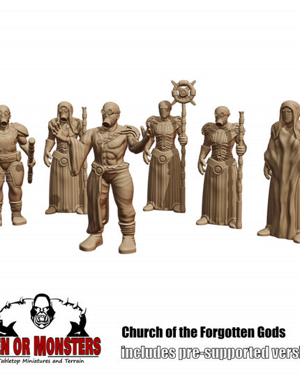 Cult- Church of the Forgotten Gods - 6 Figures